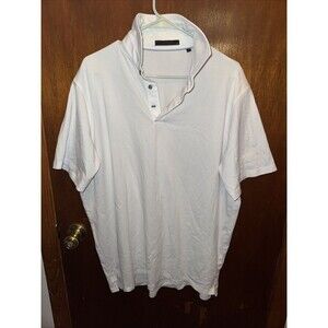 Greyson Men’s White Polo Short Sleeve Shirt Size XL
